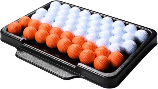 Golfbal Houder - Ballenbak Golf - Golf Oefenen Thuis - Met Deksel - 30 x 20 cm - Meerkleurig