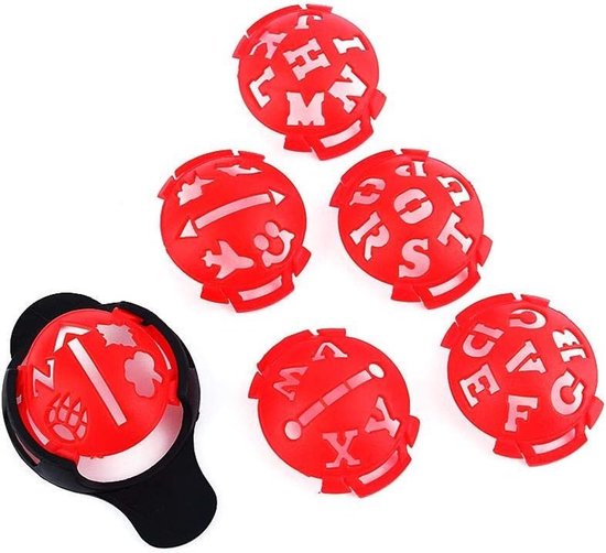 Golfbal lijnmarkering set, 6-delige markeringshulpmiddelen voor optimale golfbal uitlijning en precisie