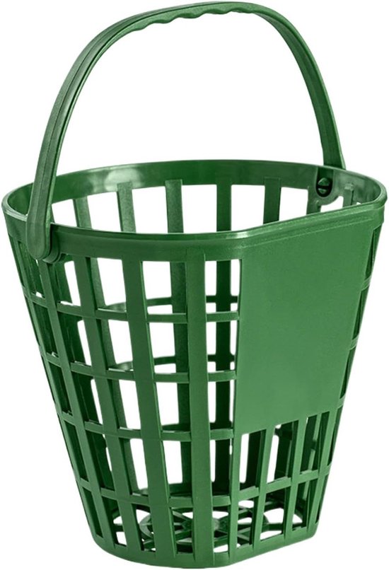 Golfbal Mand - Golfbalhouder Emmer - Golf Training - Stapelbaar Ontwerp - 50 Ballen Capaciteit - Zwart