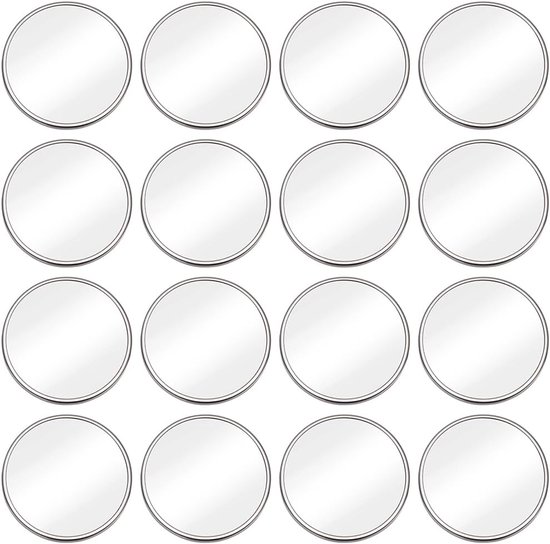 Golfbal markers 25mm - 16 stuks - roestbestendig en krasbestendig - ideaal voor golfers - Vemera