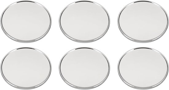 Golfbal Markers - Positie Schijf - Golf Markeren - Metalen Legering - 6 Stuks - Zilver
