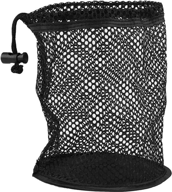 Golfbal Mesh Bag Nylon Trekkoord Draaghouder voor Golfballen - Poke Golf Accessoires (25 Ballen Collector) .