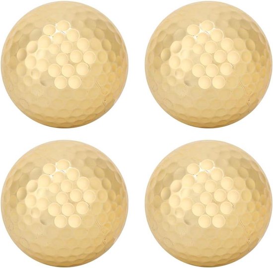 Golfbal - Oefenbal - Golf Training - Hoge Zichtbaarheid - 42.6 mm - Goud