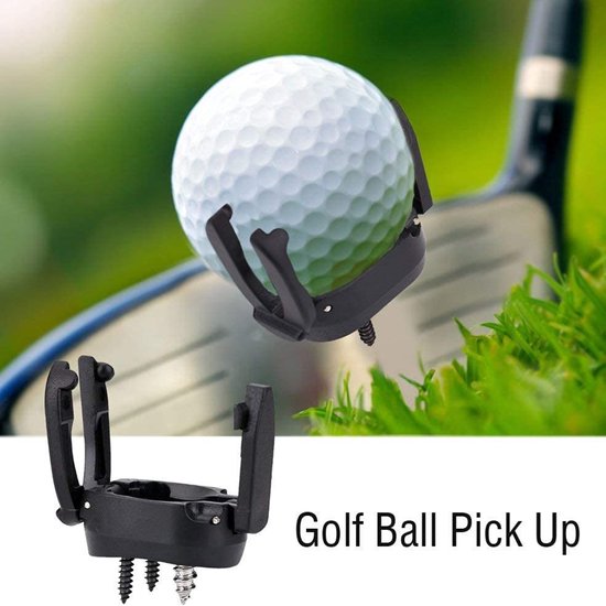Golfbal pick up - Golfbal pakker Putter - Schroeven bevestiging - Voor de Putter - Golfbal hengel - Ball retriever - Golfaccesoires - Golfbal oppak systeem - Zonder te bukken - Golfbal zuignap van ZigZagGolf