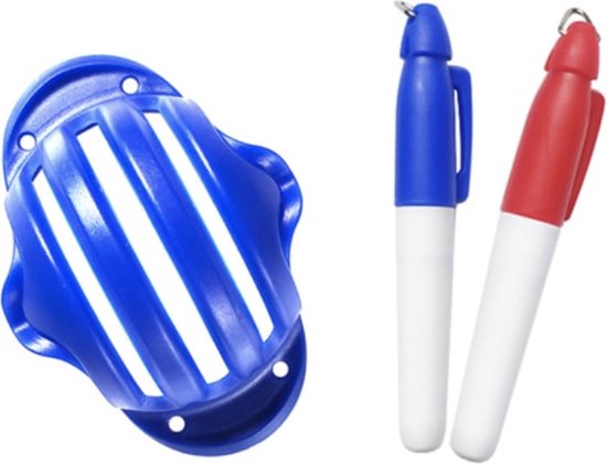 Golfbal putting lijn sjabloon - Bal Markeren - Inclusief 2 stiften van Purture