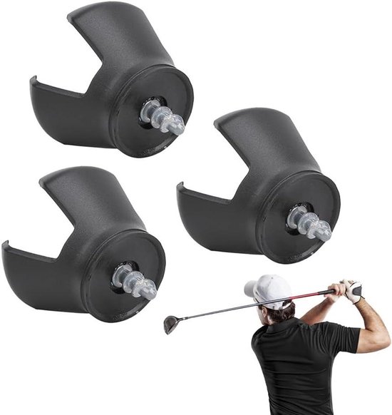 Golfbal Retriever - Bal Vanger - Golf Bal Pakken - Drie Klauwen Ontwerp - 3 Stuks - Zwart