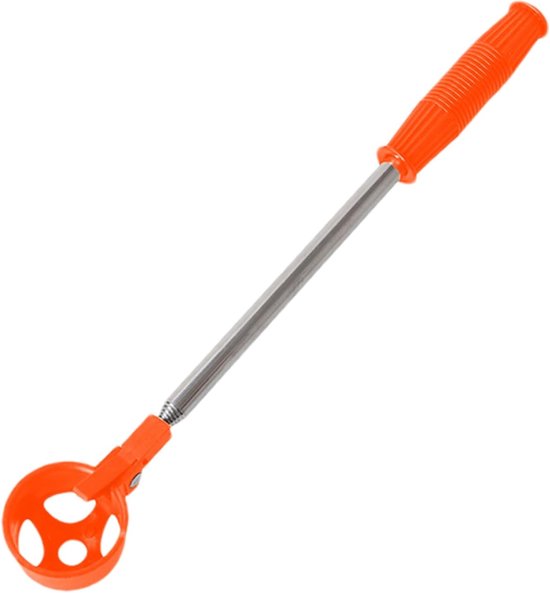Golfbal Retriever - Balverzamelaar Grijpgereedschap - Golfballen Vissen - Uittrekbare Telescoopstang - 40 tot 195 cm - Oranje