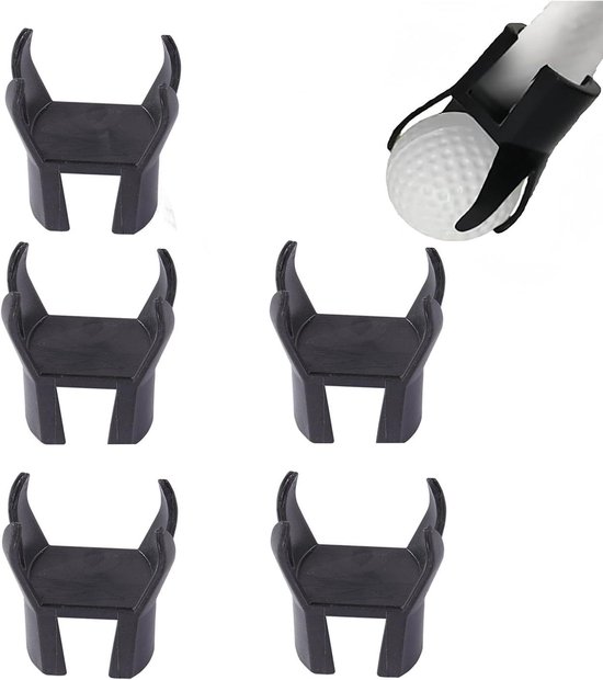 Golfbal-retrieverset - Balgrijper met 4 klauwen - Rugbesparend golfaccessoire - Eenvoudige balopraping - Voor op de golfbaan - Duurzaam en handig hulpmiddel - Geschikt voor alle putters.