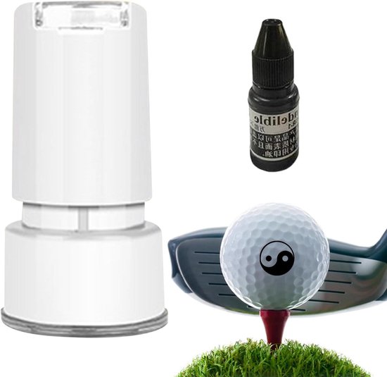 Golfbal Stamper - Golfbal Marker - Golfbal Markeren - Sneldrogende Inkt - 1.5 cm Afdruk - Niet Gespecificeerd