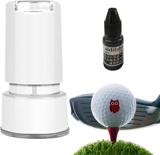 Golfbal Stamper - Golfbalmarker Stempel - Golfbal Markeren - Sneldrogende Inkt - 1.5 cm Afdruk - Niet gespecificeerd