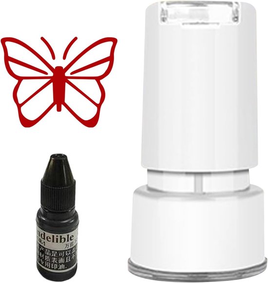 Golfbal Stempel - Bal Markeer Tool - Golfbal Identificatie - Sneldrogend Waterdicht - 1.5 cm Afdruk - Meerkleurig van Merkloos