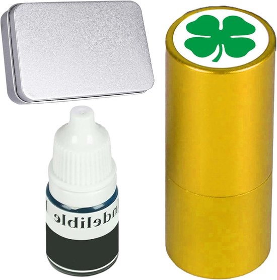 Golfbal Stempel - Golf Markering - Golfspel Verbeteren - Waterdichte Sneldrogende Inkt - 9.1 x 6.7 x 3.3 cm - Zwart