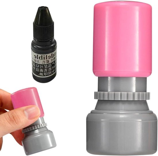 Golfbal Stempel - Golfbal Marker - Golfbal Personalisatie - Automatische Olie-out - 15mm Print - Meerkleurig
