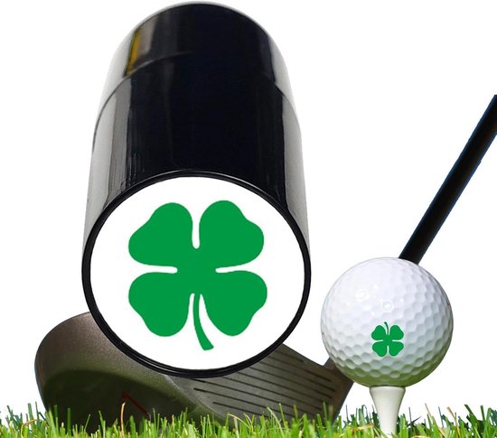 Golfbal Stempel - Golfbal Marker - Golfbal Personaliseren - Waterdichte Kleurvaste Inkt - 6x3x3 cm - Zwart