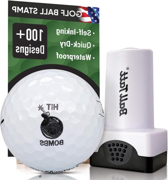 Golfbal Stempel - Markeer Tool - Golfbal Identificatie - Zelfinktend Permanent - Groter Makkelijker - Verschillende Designs