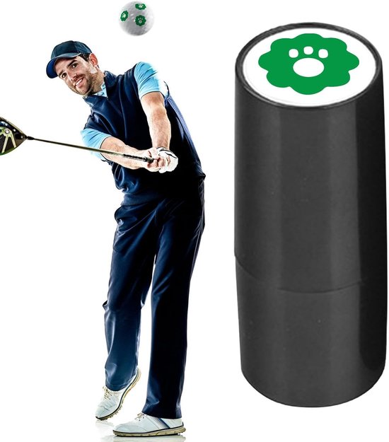 Golfbal stempel met foto Gevoelige Markering Voor Duurzaam en Sneldrogend ID