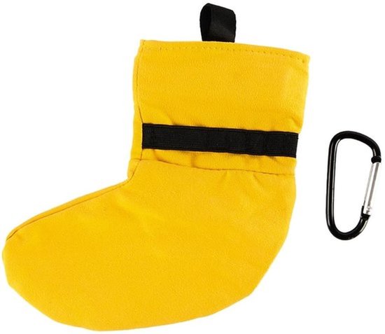 Golfbal Tas - Handige Golfaccessoire - Compact en Draagbaar - Geel - Golfcadeaus voor Mannen en Vrouwen - Ideaal voor Golfliefhebbers