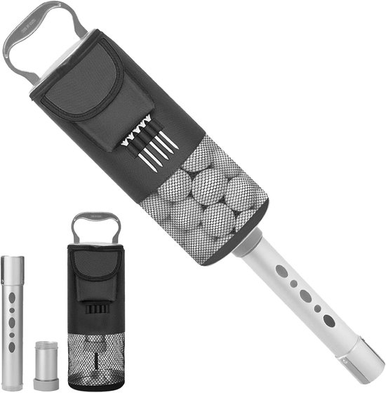 Golfbal Verzamelaar - Golfbal Shagger - Golfbaan Accessoire - Robuuste Aluminium Buis - 41cm Lengte
