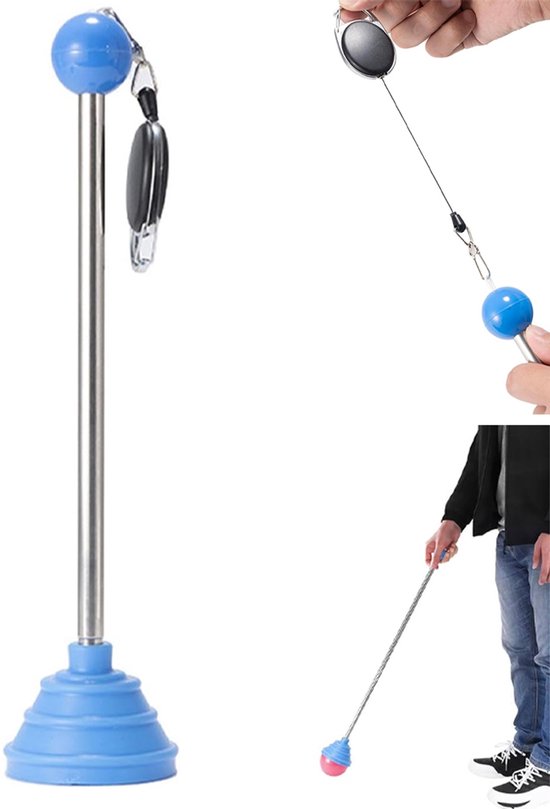 Golfbalhengel - Golfhengel - Ball Retriever - Golf Accessoires - Golfballen Hengel - Golfbal Zuignap - Golfbal Pick Up - Golfbal Pakker Putter - Zuignap - Golfbal Hengel - Ball Retriever - Golfaccesoires - Golfbal Oppak Systeem - Zonder Te Bukken van Merkloos
