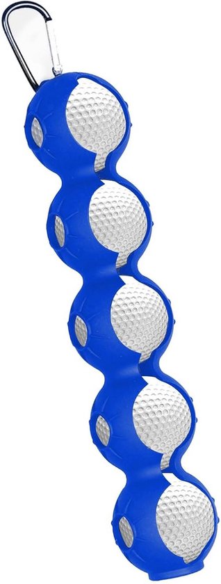 Golfbalhouder met sloten voor 5 ballen - Stabiele & Compacte Ballenbak
