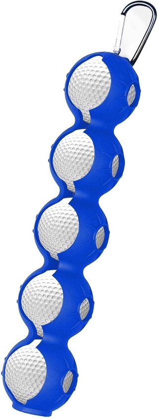 Golfbalhouder met sloten voor 5 ballen - Stabiele & Compacte Ballenbak
