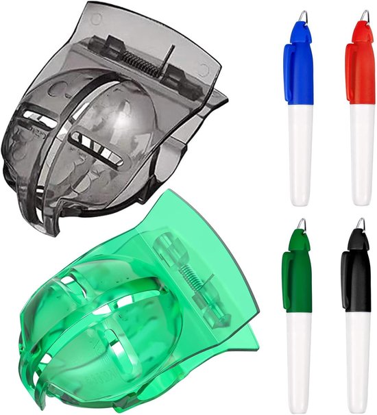 Golfball Markers - Golf Alignment Tool Set - Inclusief Marker Pennen - Verbeter je putting - ShopVlot