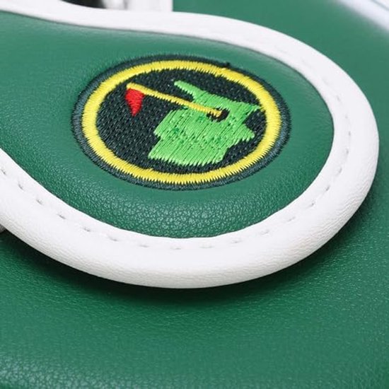 Golfball Putter Cover, Golfball Putter Headcover Groene Geborduurde Beschermhoes Halve Cirkel Putter Cover van Merkloos