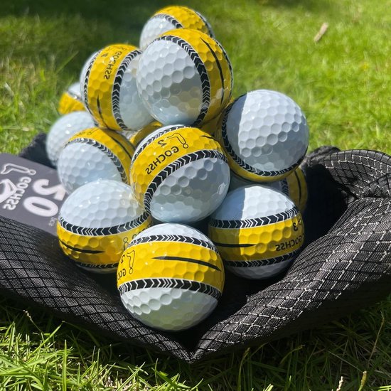 Golfballen 2-laags - Afstandsballen Surlyn - Golfen met precisie - 332 dimples stabiele vlucht - 20 stuks