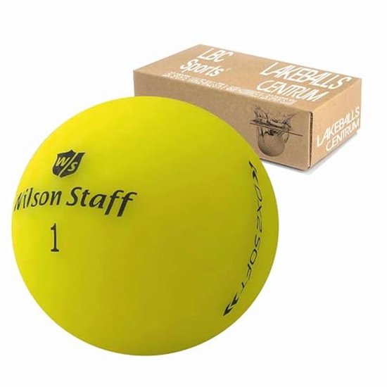 Golfballen - 24 stuks - Premium Selection - Geel - Matte Afwerking - Gebruikte Lakeballs van Merkloos
