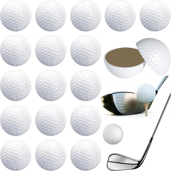 Golfballen 42 mm - Wit - Controle en nauwkeurigheid - Ideaal voor trainingen - ShopVlot