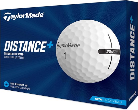 Golfballen - Afstand ballen - Afstand op de baan - Nieuwe uitlijnhulp - 12 stuks - Wit