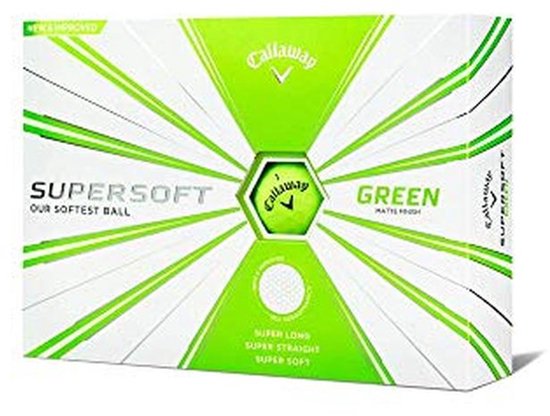 Golfballen - Afstandsballen - Lange afstanden - Uiterst zacht gevoel - 12 stuks - Mat Groen