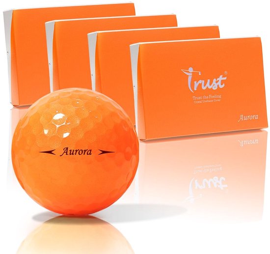 Golfballen Aurora - Tour Level Prestaties - 48 Stuks - Oranje