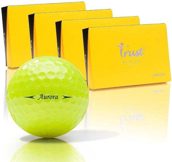 Golfballen Aurora - Tourniveau Prestaties - 48 Stuks in Meerdere Kleuren