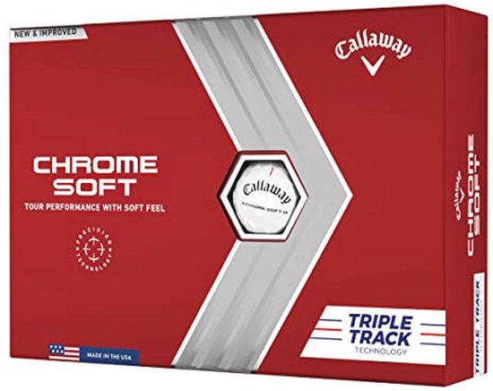 Golfballen Chrome Soft - Uitstekend gevoel en afstand voor golfers van Merkloos
