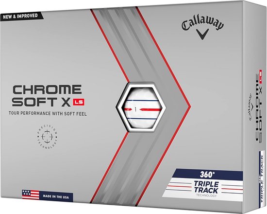 Golfballen Chrome Soft X LS voor optimale prestaties van Merkloos