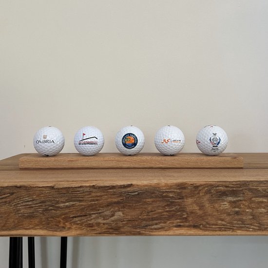 Golfballen display | Golfbal | Golfbal vitrine van Longridge