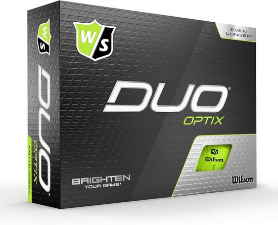 Golfballen - Duo Optix - Golf Spel Verbeteren - Mat Oppervlak - 12 Stuks - Groen