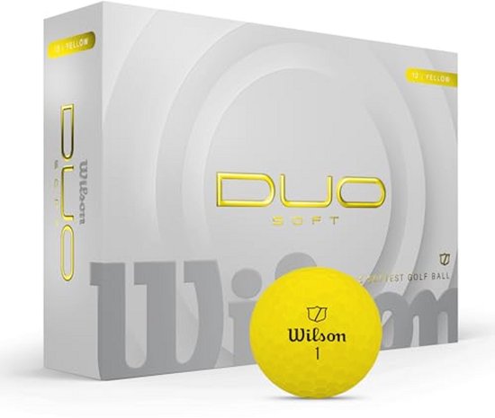 Golfballen Duo Soft - 24 Stuks, Geel, Voor Ultra Distance van Merkloos