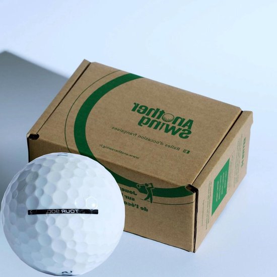 Golfballen - Gebruikte ballen - Golf spelen - 3-delige constructie - 24 stuks - Wit
