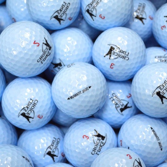 Golfballen - Gekleurde Ballen - Golf Spelen - Kwaliteitsklasse A - 12 stuks - Blauw