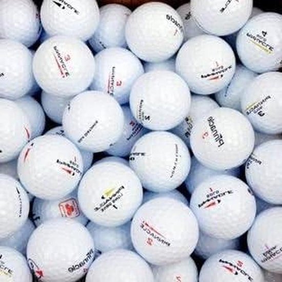 Golfballen - Gerecyclede ballen - Golf spelen - Klasse A kwaliteit - 100 stuks - Wit