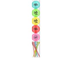 Golfballen Gift 5 Golfballen Thank You Set Inclusief Tees van Mavanti Golf