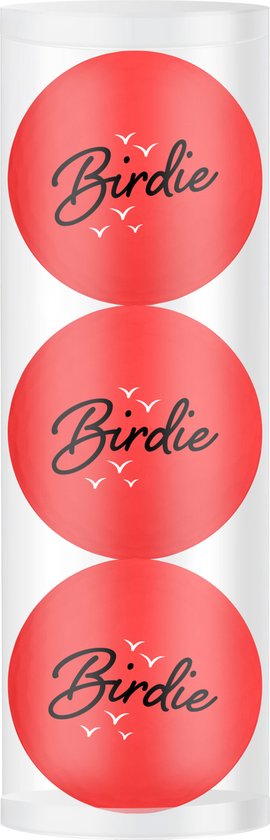 Golfballen Gift Set Birdie Rood van Out of the Box