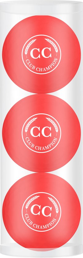 Golfballen Gift Set Club Champion 3 Ballen Rood van ProActive Sports
