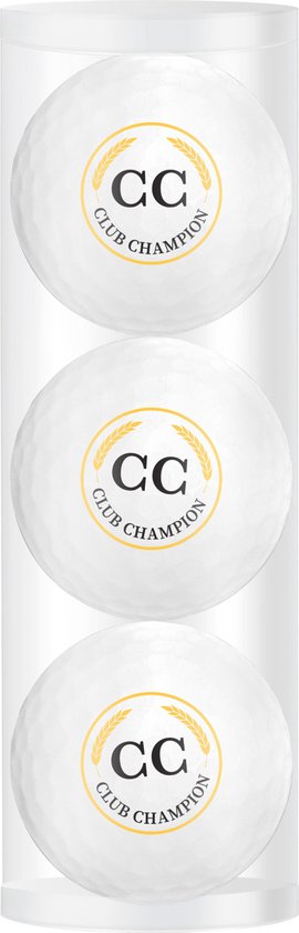 Golfballen Gift Set Club Champion 3 Ballen van Merkloos
