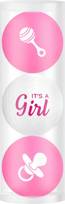 Golfballen Gift Set It's a Girl 3 Ballen van Callaway