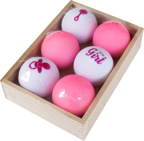 Golfballen Gift Set It's a Girl van Bulldog Golf