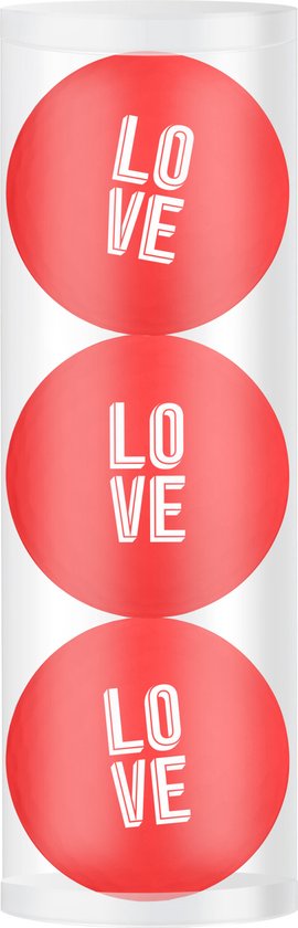 Golfballen Gift Set Love van Merkloos
