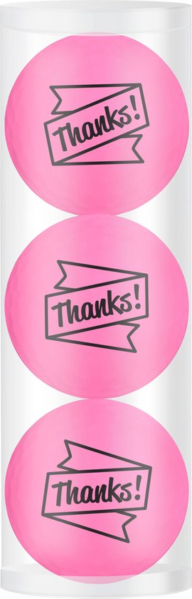 Golfballen Gift Set Thanks! 3 Ballen van Viventions